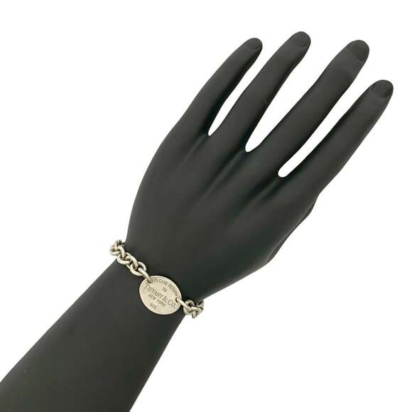 TIFFANY Authentic Silver Charm Bracelet